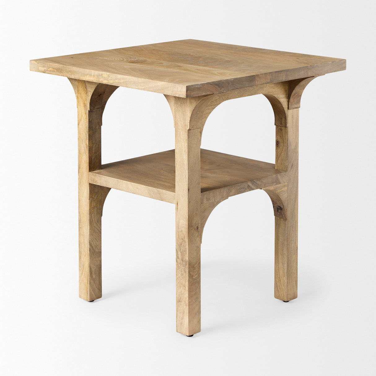 Candace Light Wood Bridge Accent Table from Mercana - Luna Furniture