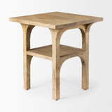 Candace Light Wood Bridge Accent Table from Mercana - Luna Furniture
