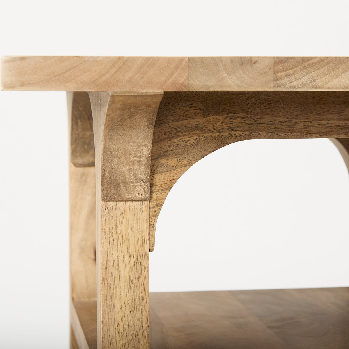 Candace Light Wood Bridge Accent Table from Mercana - Luna Furniture
