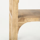 Candace Light Wood Bridge Accent Table from Mercana - Luna Furniture