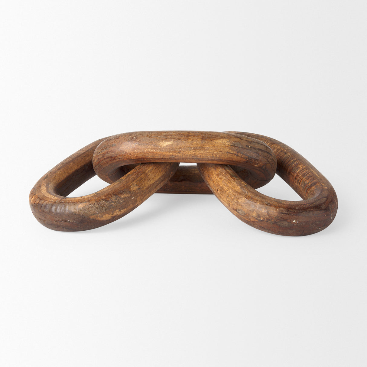 Tayla Large Medium Brown Wood Chain Link from Mercana - Luna Furniture