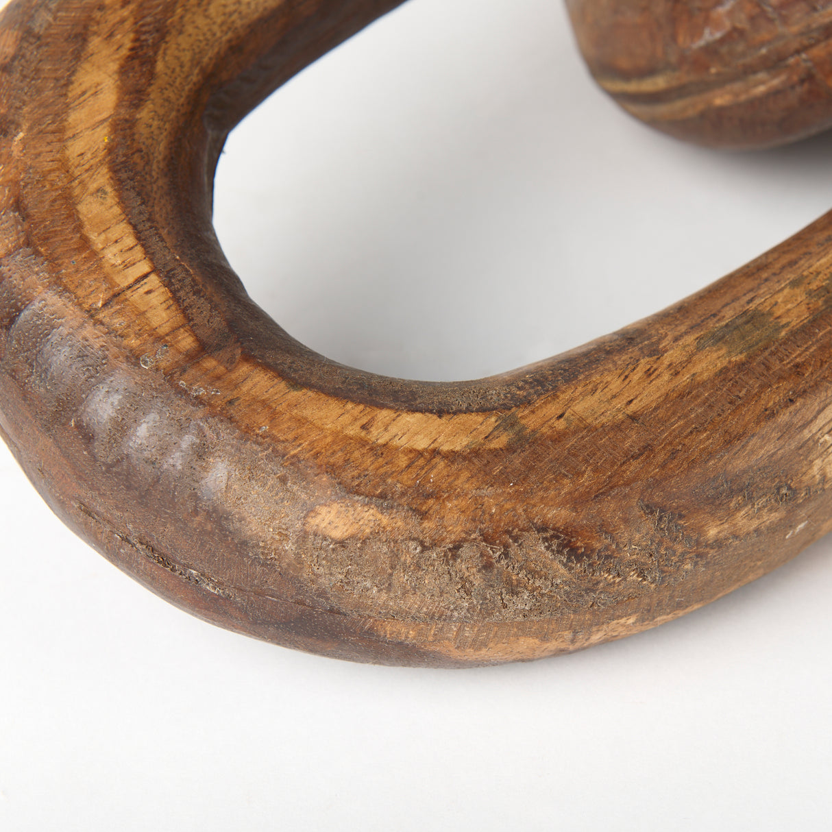 Tayla Large Medium Brown Wood Chain Link from Mercana - Luna Furniture