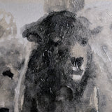 Winter Sheeps II by Stellar Design Studio a Hand Embellished Textured Canvas from Mercana - Luna Furniture