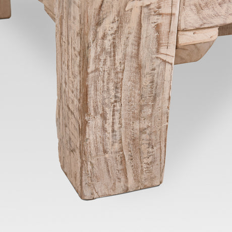 McArthur 48x48 Square Reclaimed Solid Wood Coffee Table from Mercana - Luna Furniture