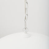 Juniper 36" Round White Dome Pendant Light from Mercana - Luna Furniture