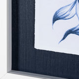 Koi Fish Blue I by Mercana Studio a Hand Embellished Textured Framed Art Print Matted under Glass from Mercana - Luna Furniture