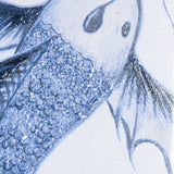 Koi Fish Blue I by Mercana Studio a Hand Embellished Textured Framed Art Print Matted under Glass from Mercana - Luna Furniture