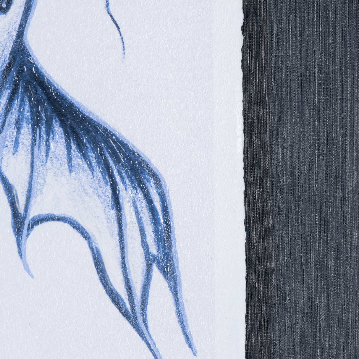 Koi Fish Blue I by Mercana Studio a Hand Embellished Textured Framed Art Print Matted under Glass from Mercana - Luna Furniture