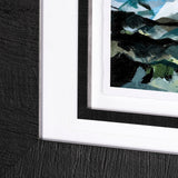 Vista II by Mercana Studio a Hand Embellished Textured Framed Art Print Matted under Glass from Mercana - Luna Furniture