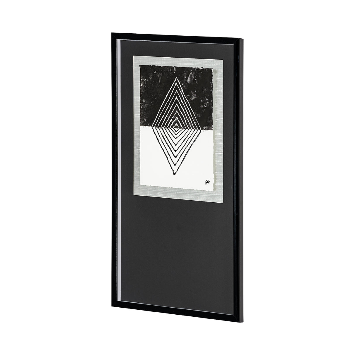 Diamond by Studio M a handmade Original Framed Artwork under Glass from Mercana - Luna Furniture