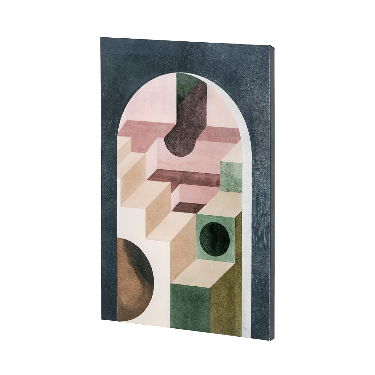 Labyrinth II Multi Color by Mercana Studio a Hand Embellished Textured Canvas from Mercana - Luna Furniture