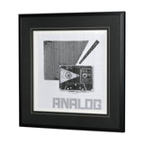 Cassette Tape I by Alarm a Hand Embellished Textured Framed Art Print Matted under Glass from Mercana - Luna Furniture