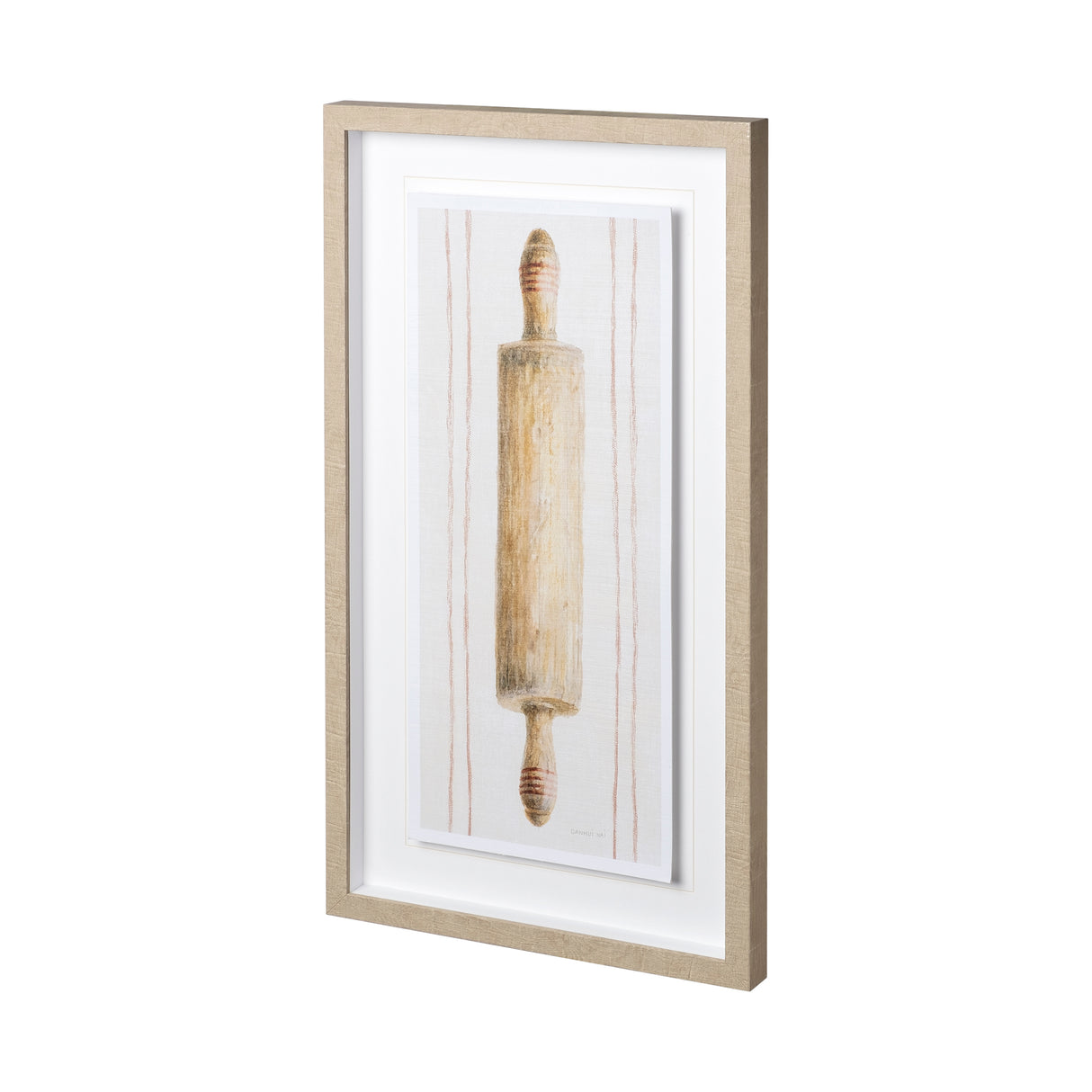 Floursack Kitchen I by Mercana Studio Hand Embellished Textured Framed Art Print Matted under Glass from Mercana - Luna Furniture