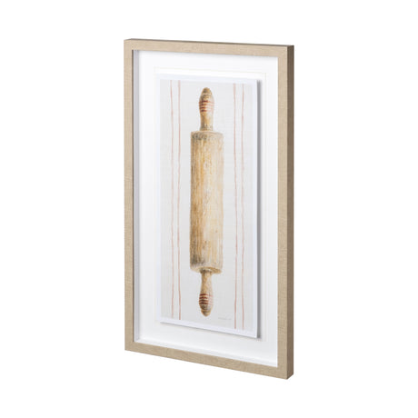 Floursack Kitchen I by Mercana Studio Hand Embellished Textured Framed Art Print Matted under Glass from Mercana - Luna Furniture