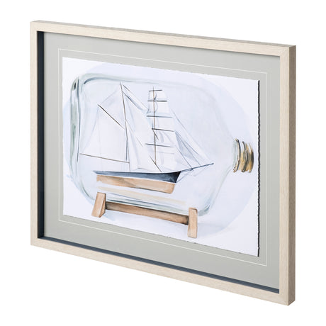 Sail the Seas I by Jennifer Paxton Parker a Framed Art Print Matted under Glass from Mercana - Luna Furniture