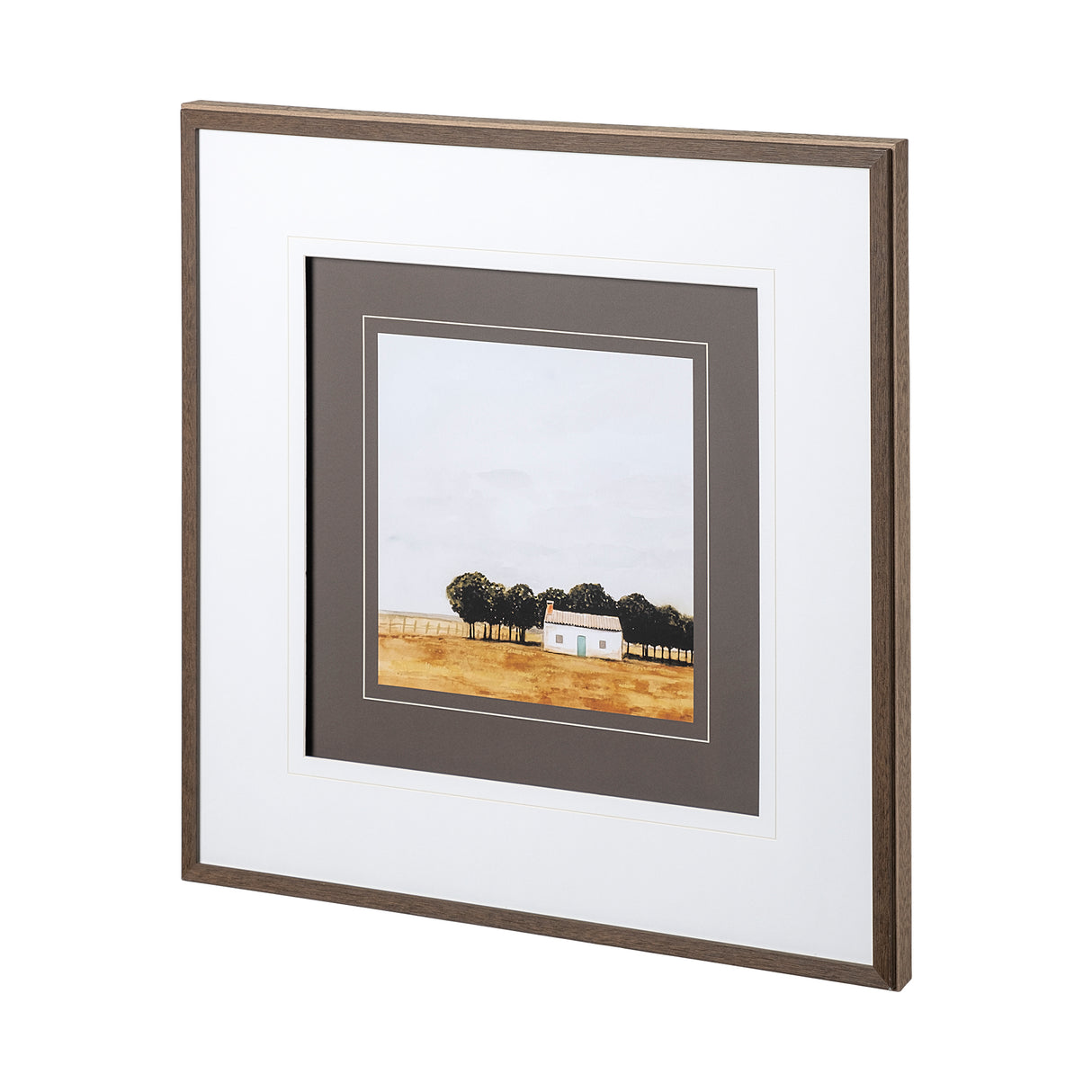 Late July I by Victoria Borges a Framed Art Print Matted under Glass from Mercana - Luna Furniture