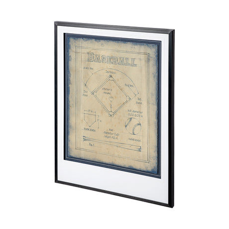 All About the Game I by Ethan Harper a Framed Art Print Matted under Glass from Mercana - Luna Furniture