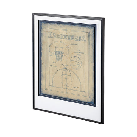 All About the Game III by Ethan Harper a Framed Art Print Matted under Glass from Mercana - Luna Furniture