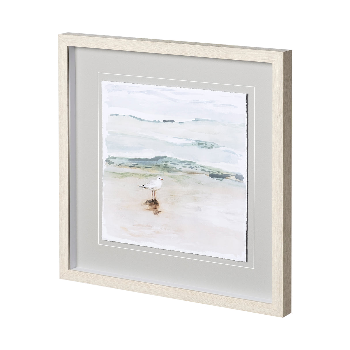 Seagull Cove I by Victoria Borges a Framed Art Print Matted under Glass from Mercana - Luna Furniture