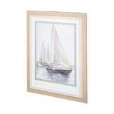 Plein Air Sailboats II by Ethan Harper a Framed Art Print Matted under Glass from Mercana - Luna Furniture