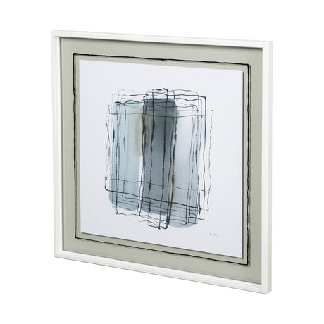 Field II by Silvia Krause a Hand Embellished Textured Framed Art Print Matted under Glass from Mercana - Luna Furniture