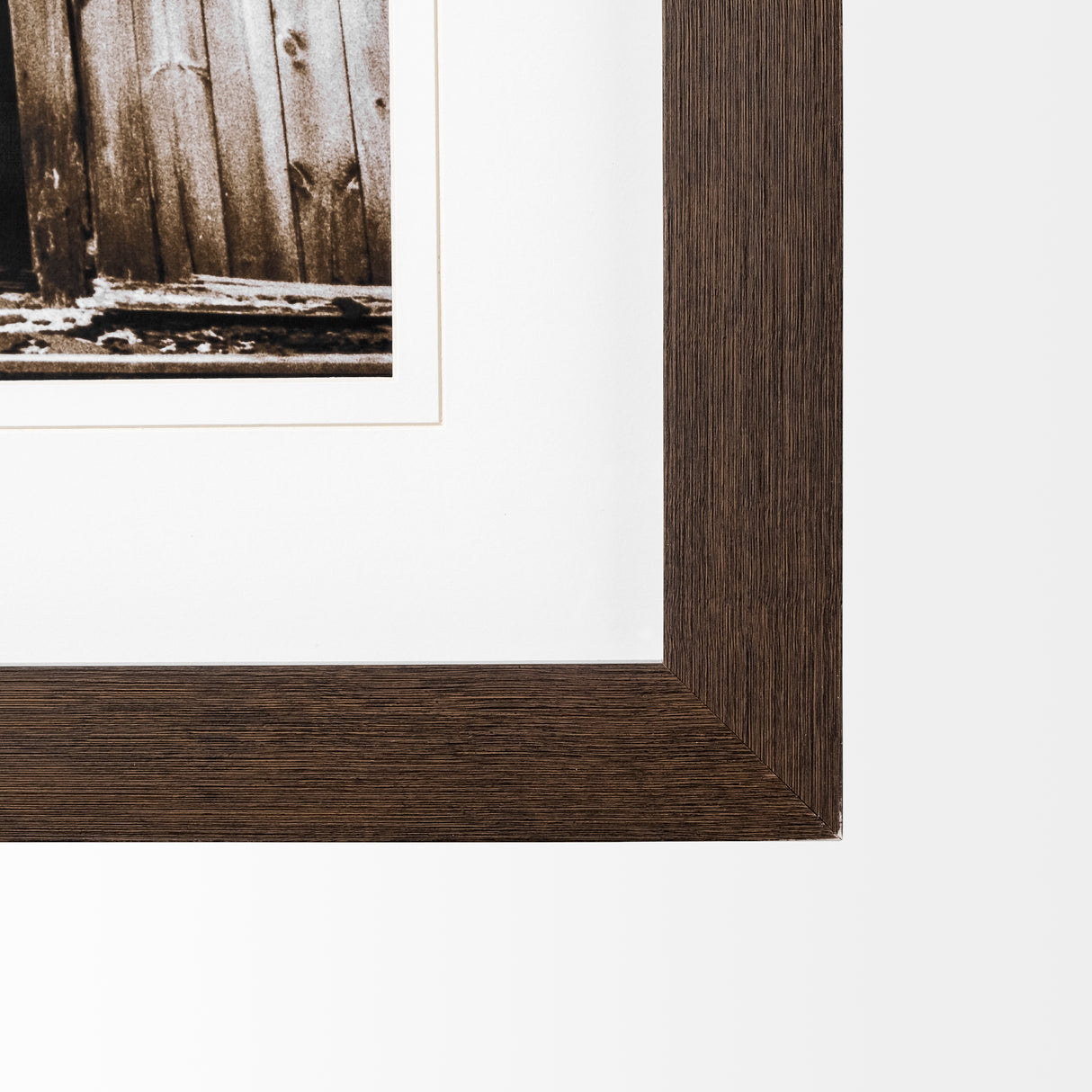 Barnyard Dog v2 by Mercana Studio a Framed Photo Art Print Matted under Glass from Mercana - Luna Furniture