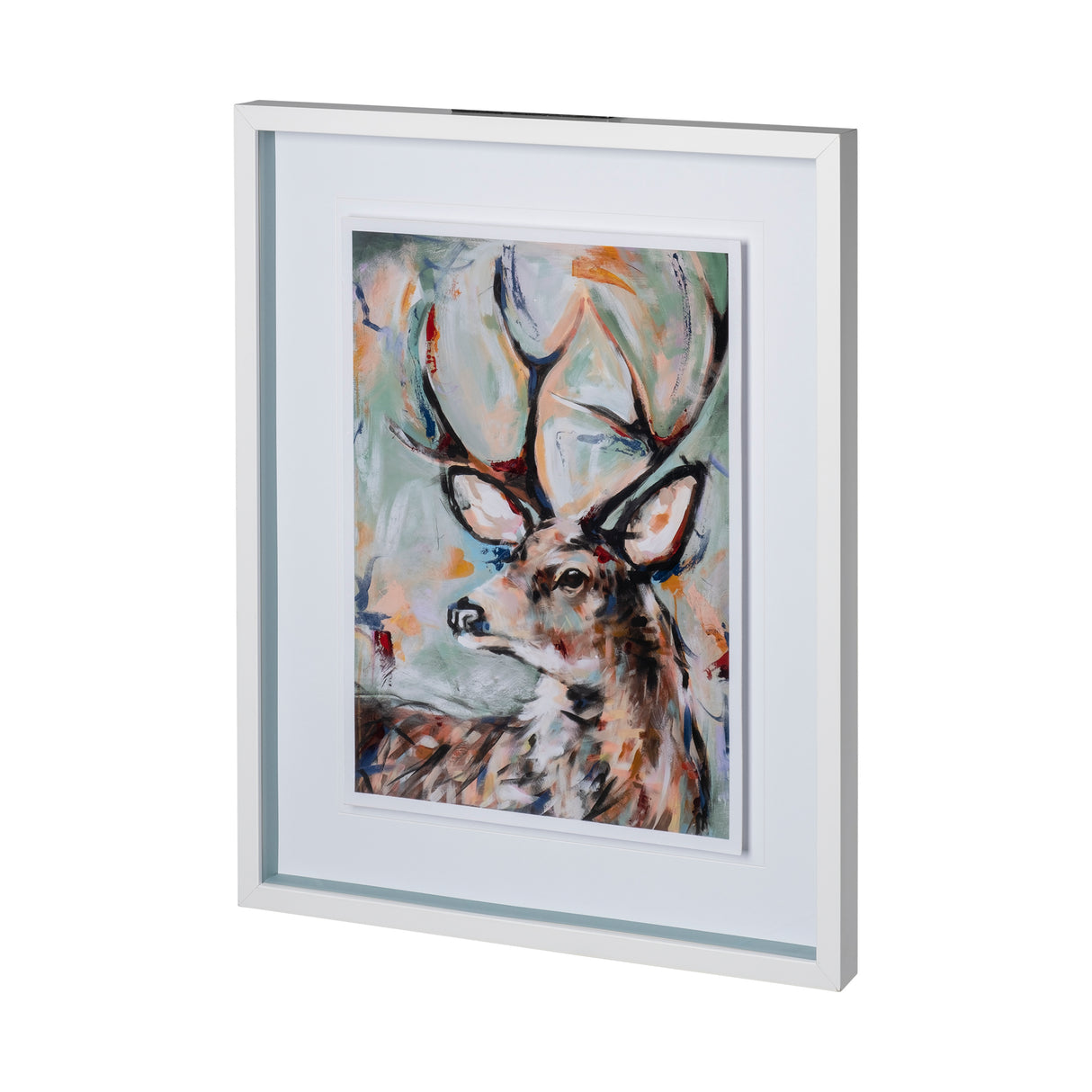 Buck by Altamura a Hand Embellished Textured Framed Art Print Matted under Glass from Mercana - Luna Furniture