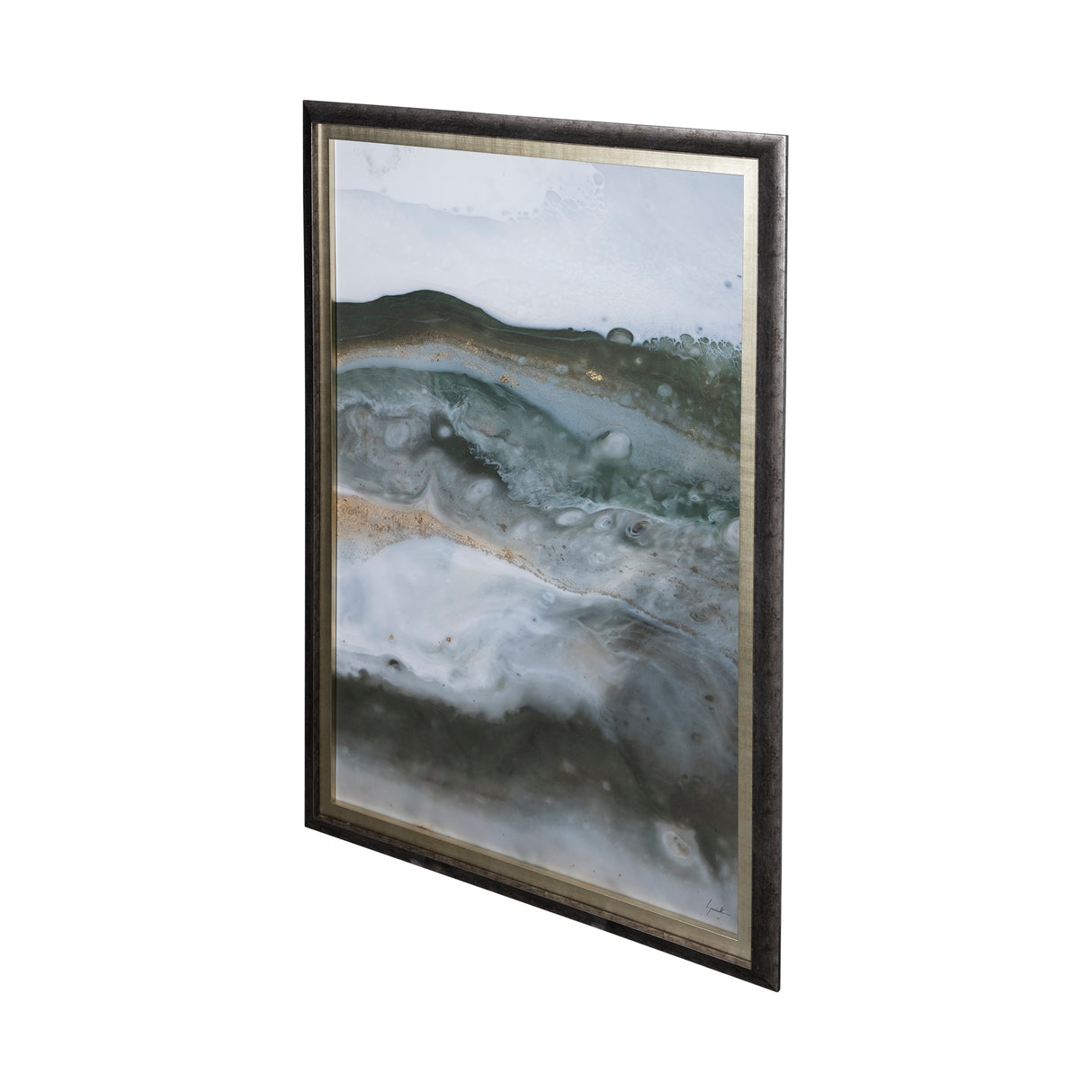 Equatorial Drift II by Mercana Studio Hand Embellished Textured Framed Art Print Matted under Glass from Mercana - Luna Furniture