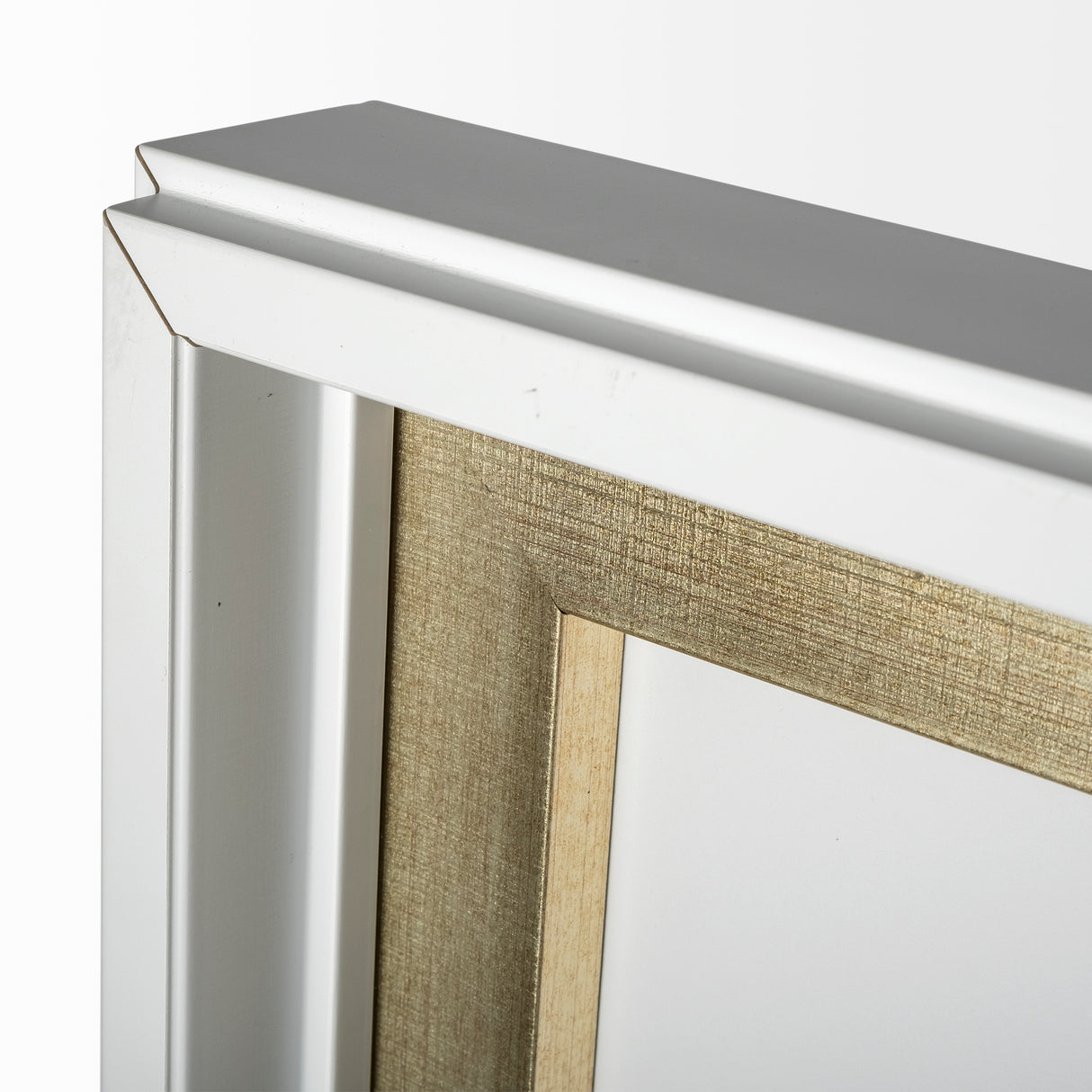 Halo I (White) by Studio M a handmade Original Framed Artwork under Glass from Mercana - Luna Furniture