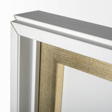 Halo I (White) by Studio M a handmade Original Framed Artwork under Glass from Mercana - Luna Furniture