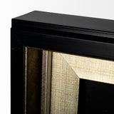 Halo II (Black) by Studio M a handmade Original Framed Artwork under Glass from Mercana - Luna Furniture