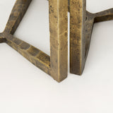 Atticus Marble and Antiqued Gold Metal Nesting Accent Tables (Set of 2) from Mercana - Luna Furniture