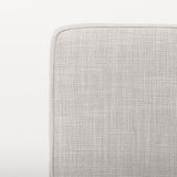 Stamford Beige Upholstered Seat w/ Wood Back, Black Metal Frame Dining Chair from Mercana - Luna Furniture