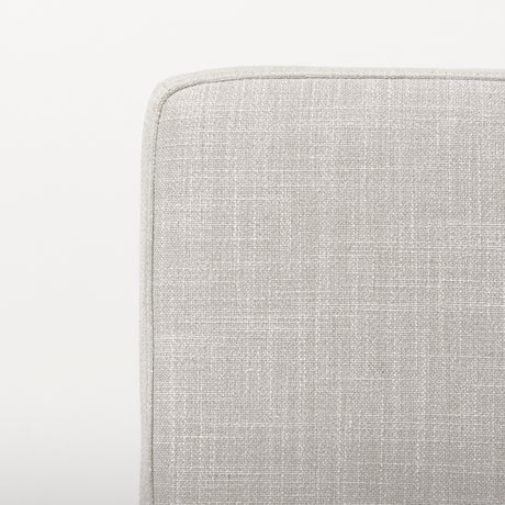 Stamford Beige Upholstered Seat w/ Wood Back, Black Metal Frame Dining Chair from Mercana - Luna Furniture