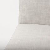 Stamford Beige Upholstered Seat w/ Wood Back, Black Metal Frame Dining Chair from Mercana - Luna Furniture