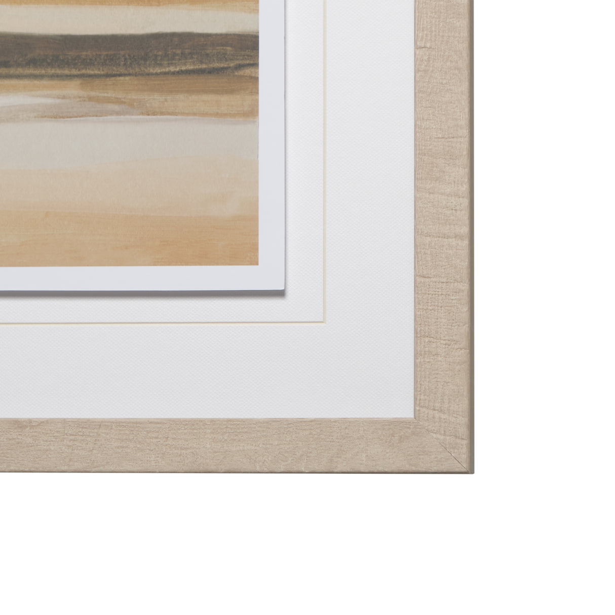 Wattwanderung I by Emma Scarvey a Framed Art Print Matted under Glass from Mercana - Luna Furniture