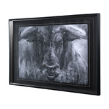 Ringo by Mercana Studio a Hand Embellished Textured Framed Art Print Matted under Glass from Mercana - Luna Furniture