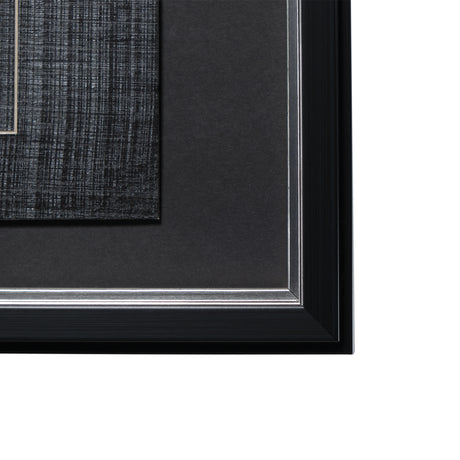 Ringo by Mercana Studio a Hand Embellished Textured Framed Art Print Matted under Glass from Mercana - Luna Furniture