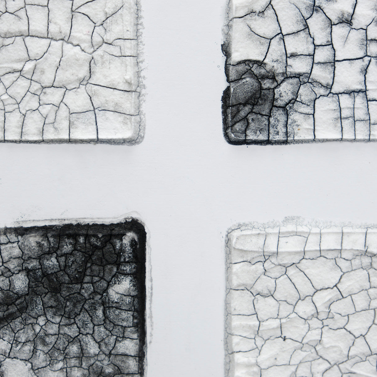 Cracking Blocks by Studio M a handmade Original Framed Artwork under Glass from Mercana - Luna Furniture