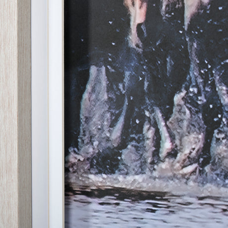 Water Horses II C by PHBurchett a Framed Photo Art Print Matted under Glass from Mercana - Luna Furniture
