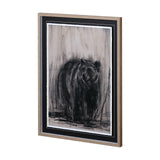 Bear & Moose II by Mercana Studio a Hand Embellished Textured Framed Art Print Matted under Glass from Mercana - Luna Furniture