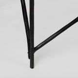 Lorlei Marble Top w/ Gray Iron Base Console Table from Mercana - Luna Furniture