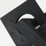 Linx Small Matte Black Resin Sculpture Decorative Object from Mercana - Luna Furniture