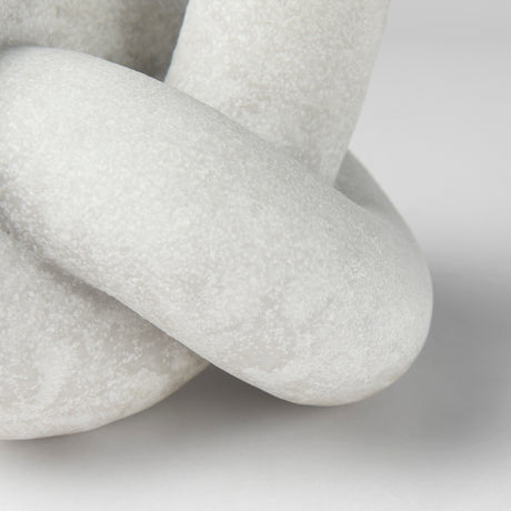 Otto Granite Resin Small Knot Sculpture Decorative Object from Mercana - Luna Furniture