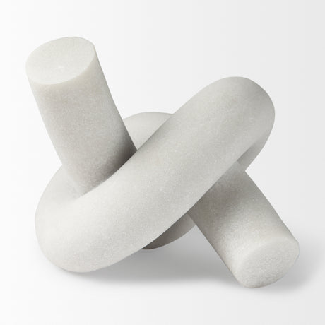 Otto Granite Resin Large Knot Sculpture Decorative Object from Mercana - Luna Furniture