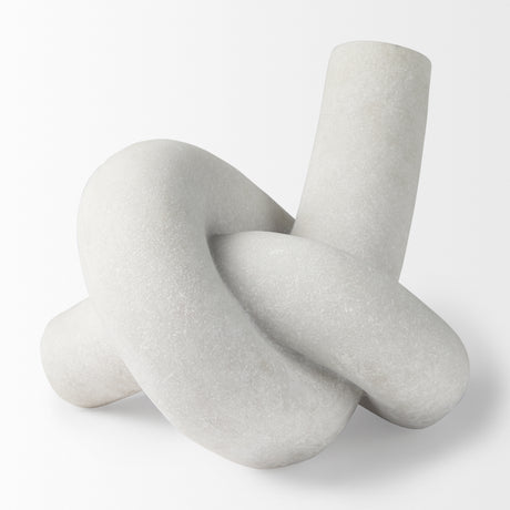 Otto Granite Resin Large Knot Sculpture Decorative Object from Mercana - Luna Furniture