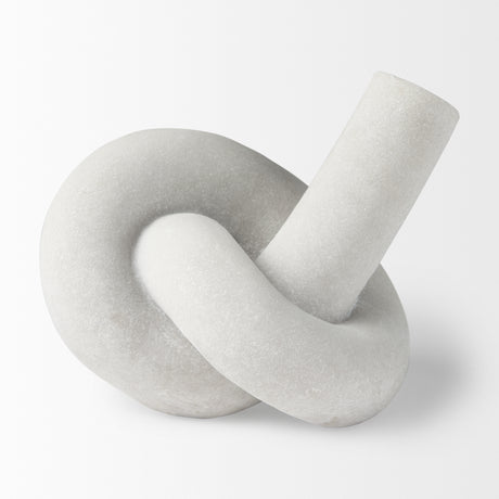 Otto Granite Resin Large Knot Sculpture Decorative Object from Mercana - Luna Furniture