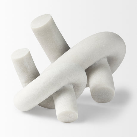 Otto Granite Resin Large Knot Sculpture Decorative Object from Mercana - Luna Furniture