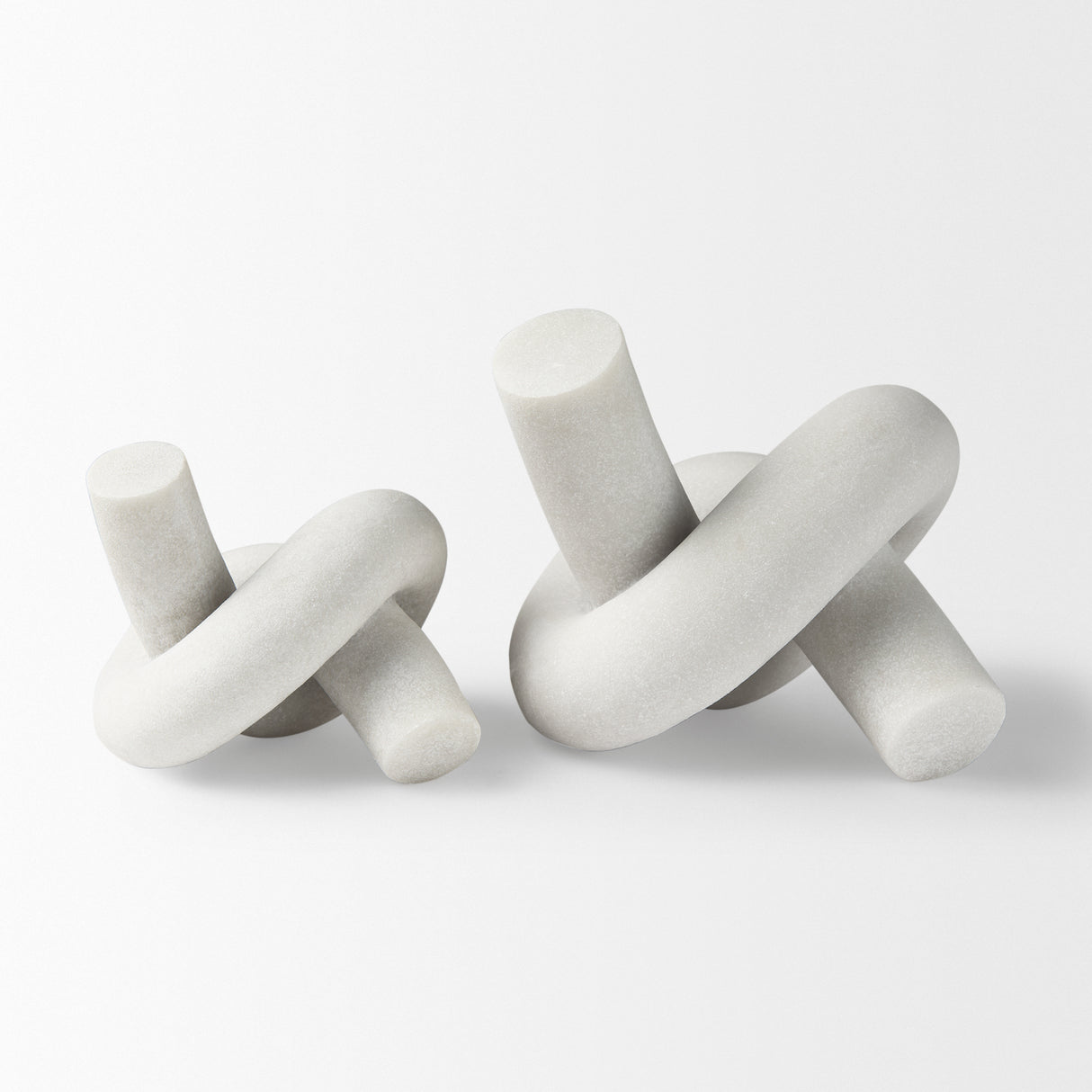 Otto Granite Resin Large Knot Sculpture Decorative Object from Mercana - Luna Furniture