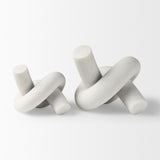 Otto Granite Resin Large Knot Sculpture Decorative Object from Mercana - Luna Furniture